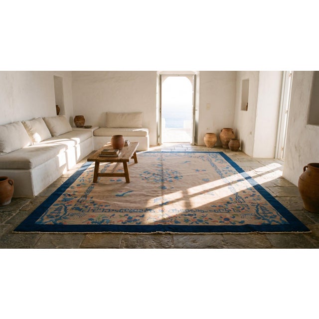 Textile Antique Chinese - Peking Rug For Sale - Image 7 of 9