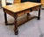 American Solid Oak Library Table With Drawers C 1900 For Sale - Image 3 of 10