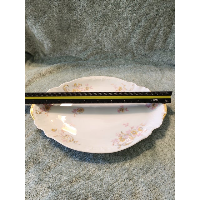 Haviland & Co. Rare Antique Theodore Haviland Limoges Schleiger 143 Graduated Platters - Set of 5 For Sale - Image 4 of 18