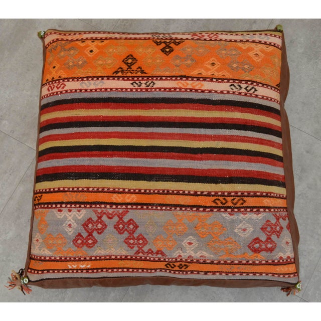 Turkish Hand Woven Floor Cushion Cover - 30? X 30? Chairish