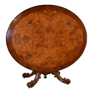 19th Century Walnut Tilt- Top Breakfast Table