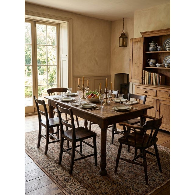 French Farmhouse Dining Table With Onion Feet Mid-19th Century For Sale - Image 4 of 9