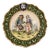19th Century French Porquier Beau Quimper Plate For Sale