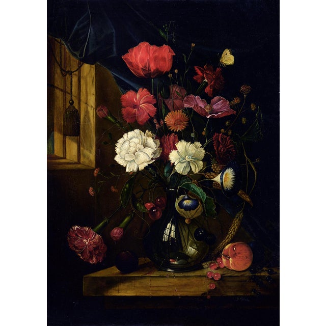 Giovanni Perna, Still Life, Oil on Canvas, 1970s, Framed For Sale - Image 3 of 10