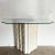 Postmodern Postmodern Cast Plaster Glass Top Console Table For Sale - Image 3 of 5