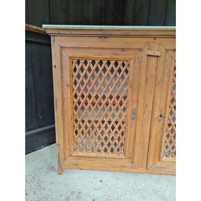 Pine Buffet with Zinc Top, 19th Century For Sale - Image 16 of 18