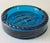 American Mid-Century Americana Brilliant Blue Glass Clipper Ship Ashtray Catchall For Sale - Image 3 of 5