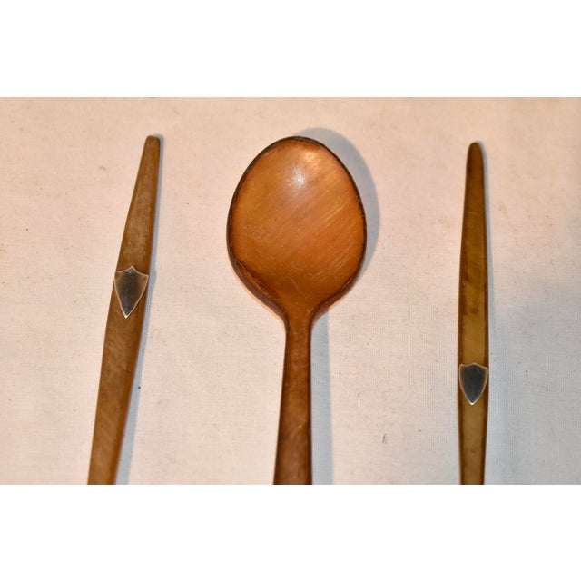 19th Century Set of Three 19th Century Horn Spoons For Sale - Image 5 of 6