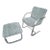 MCM Milo Baughman Cantilever Chair & Ottoman For Sale
