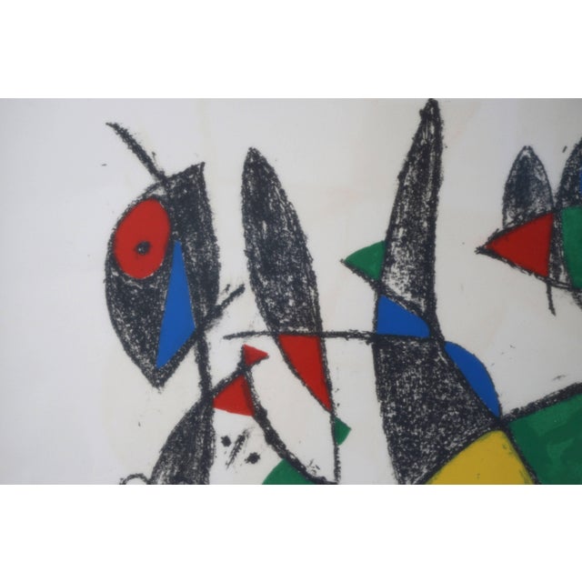 Mid-Century Modern Lithograph by Joan Miro For Sale - Image 3 of 10