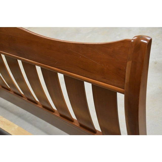 Brown Cherry King Bed by Richardson Brothers For Sale - Image 8 of 11