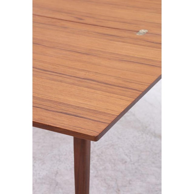 Mid-Century Danish Teak Extendable Dining Table For Sale - Image 11 of 15