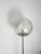 Vintage German Space Age Chrome Floor Lamp with Textured Glass Globe from Hustadt Leuchten, 1970s For Sale - Image 4 of 12