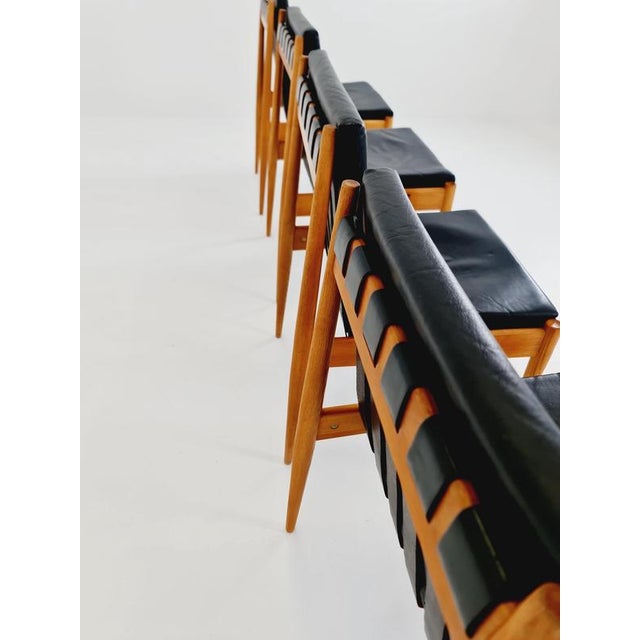 Vintage Danish Ash SE 21 Dining Chairs by Egon Eiermann, 1960s, Set of 4 For Sale - Image 15 of 18
