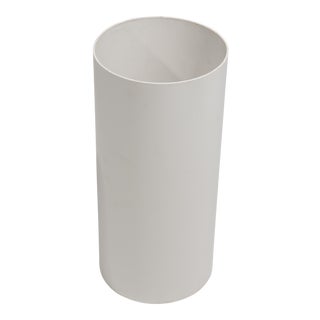 Kartell White Plastic Umbrella Stand G. Colombini 1970s For Sale