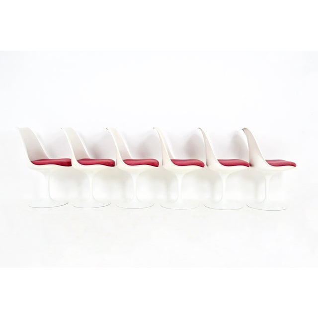 Eero Saarinen Tulip Dining Chairs by Eero Saarinen for Knoll International, 1970s, Set of 6 For Sale - Image 4 of 11