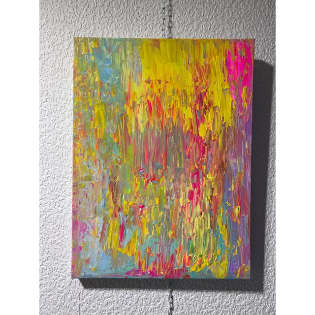 Original Abstract Painting on Canvas, Signed Serg Graff "Mood", Coa For Sale In Boston - Image 6 of 8