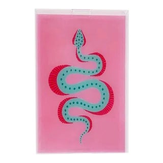 Radiccio the Snake by Willa Heart Tray For Sale
