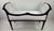 White Early 20th Century French Country Newly Upholstered Bench For Sale - Image 8 of 11