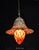 Art Deco Tiffany Style Stained Glass Acorn Pendant Light, 1940s For Sale - Image 13 of 18