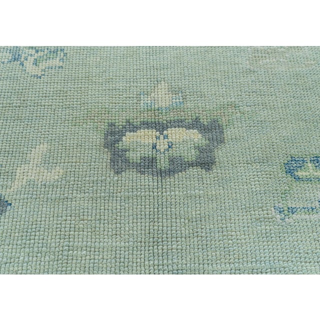 Turkish Oushak Rug 4'3" x 6'1" #19166 For Sale In Houston - Image 6 of 8