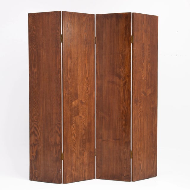 Trompe L''Oeil Painted Books 4 Panel Screen Room Divider After Maitland Smith For Sale - Image 11 of 11