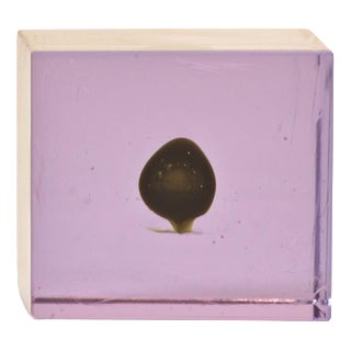 Alexandrite Glass Paperweight by Flavio Poli for Seguso Vetri d'Arte, Italy, 1958 For Sale