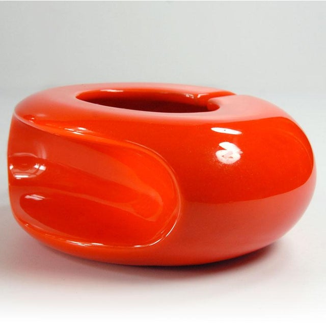 1970s Mid-Century Green Ceramic Ashtray by Boccato, Gigante, Zambusi for Sicart, Italy, 1970s For Sale - Image 5 of 11