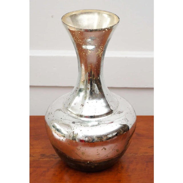 Silvered Vases - a Pair For Sale - Image 4 of 9