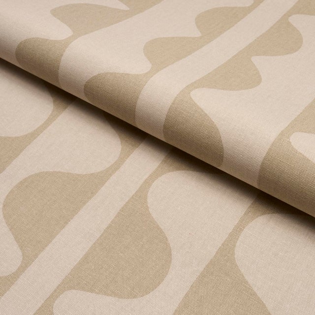 Schumacher Schumacher X Hadiya Williams Drift Fabric In Wafer For Sale - Image 4 of 5