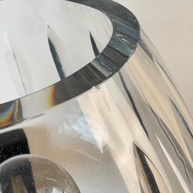 Brass and Cut-Glass Wall Sconce attributed to Gardella, 1950s For Sale - Image 11 of 18