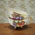 Pair of Kasuga Footed Iridescent Gilded Teacups (Handles, Fruit Design, Lusterware) Vintage For Sale - Image 16 of 16
