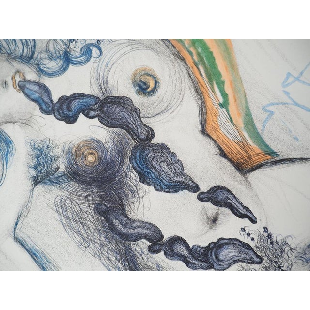 Salvador Dali, Casanova, Nude and Aphrodisiac Oysters, Original Engraving For Sale - Image 5 of 6