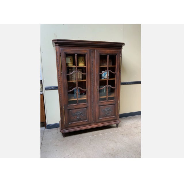 Antique Art Nouveau Display Cabinet, 1910 For Sale - Image 3 of 12