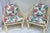 Bring classic coastal sophistication into your home with this stunning pair of vintage mid-century rattan barrel lounge...