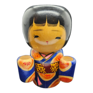 Vintage Kokeshi Doll Torao Hosaka Award-Winning Girl in Kimono