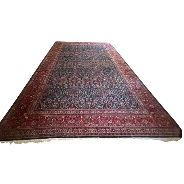 Huge Palace Size Handmade Persian Wool Tabriz Rug 13.5’ by 20’