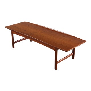 Coffee Table by DUX in Rich Teak For Sale