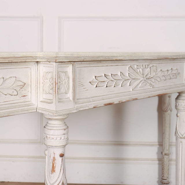 1950s Painted Breakfront Console Table, 1950s For Sale - Image 5 of 12