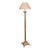 Vintage Standard Lamp, English, Brass, Room Light, Regency Revival, Mid Century For Sale