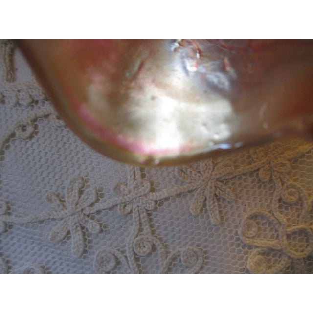 Antique Fenton Holly Berry Marigold Carnival Glass Bowl 9.5" For Sale In Columbia, SC - Image 6 of 6