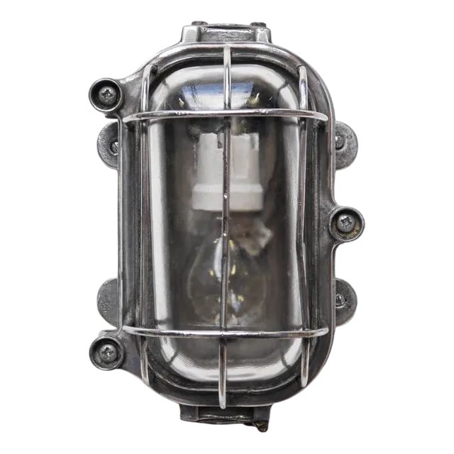 CCCP Transparent Mesh Wall Light, 1950s For Sale