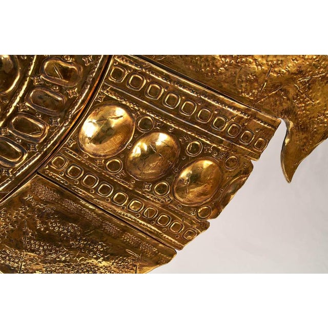 Large Gold Luster Oris Sculpture by deBlona For Sale - Image 6 of 10