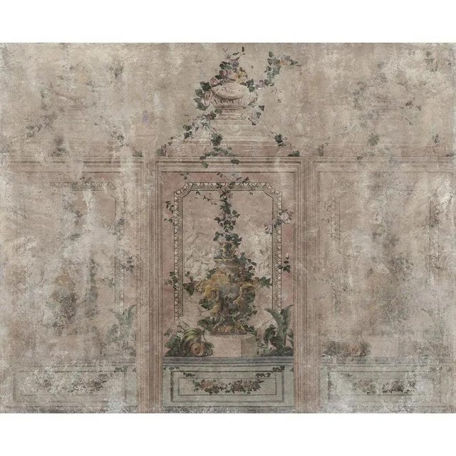 196h Century-Style Panoramic Mural on Canvas For Sale - Image 3 of 6