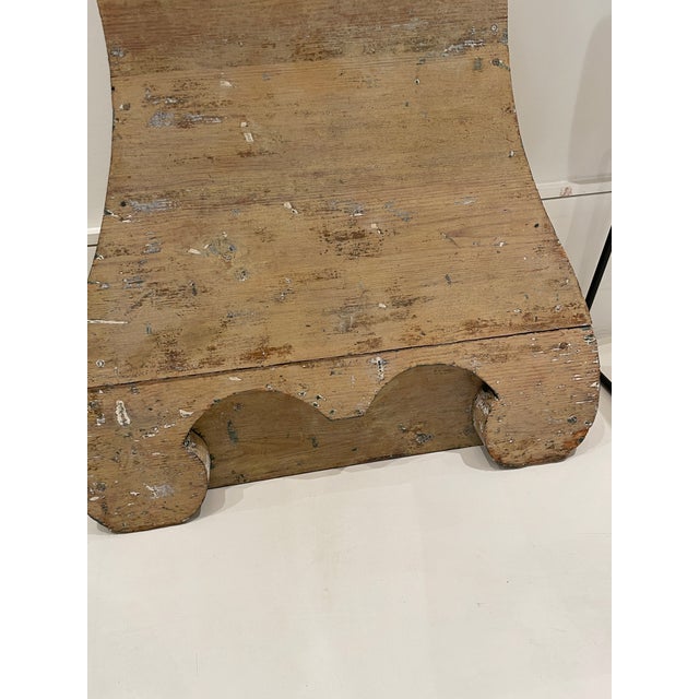 Wood 19c Swedish Antique Painted Mora Clock For Sale - Image 7 of 9