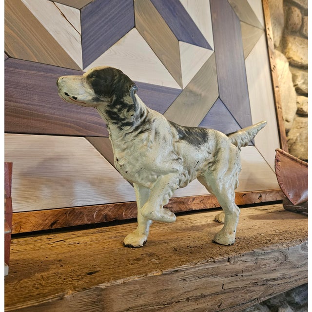 Early 20th Century Hubley Cast Iron, "Pointer" Doorstop For Sale - Image 5 of 12