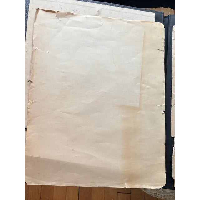 Paper Yves Doeffreaux-Untitled Abstract Monotype Circa 1960s For Sale - Image 7 of 8