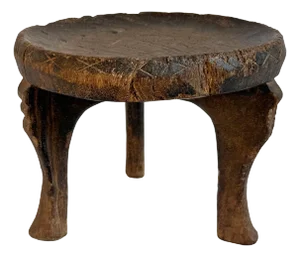 Vintage Hehe Tanzania Wood Stool