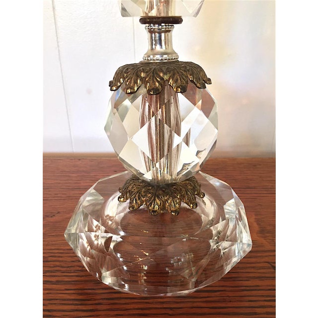 Vintage Mismatched Americana Glass & Crystal Lamps Set of 3 Chairish