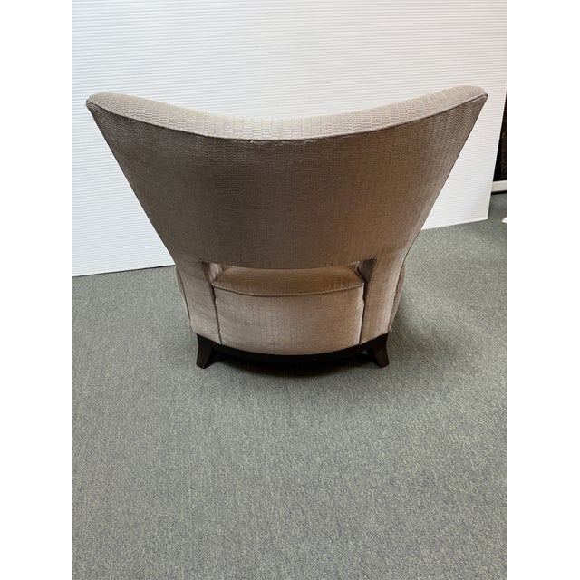 2000 - 2009 A. Rudin Slipper Chair, Model 642 For Sale - Image 5 of 12